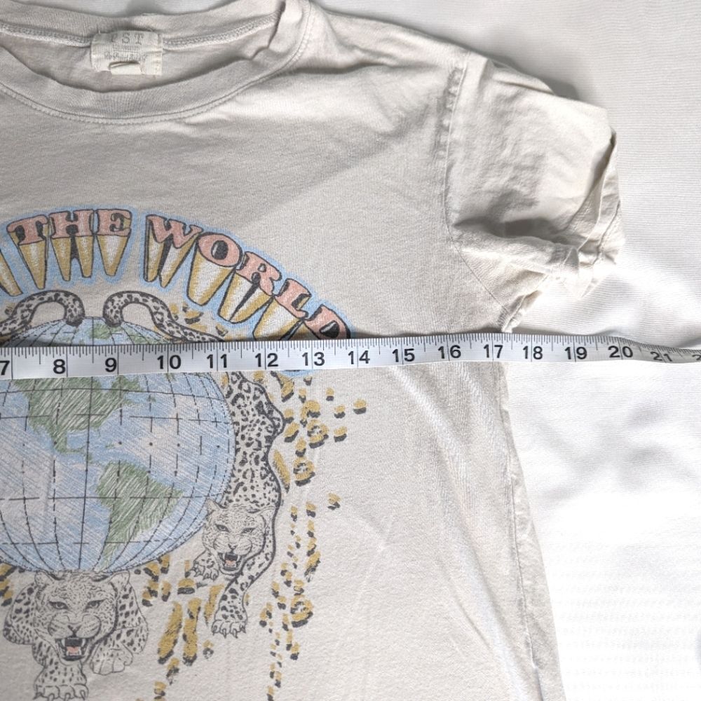 Project Social T Graphic T-shirt Cheetah Tour the World - Picture 6 of 7